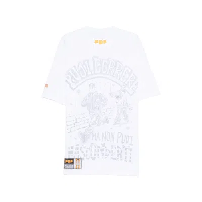 Pdf White Cotton Jersey Printed T-shirt In Gray