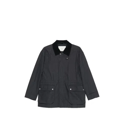 Dunst Flap-pocket Collar Jacket In Black