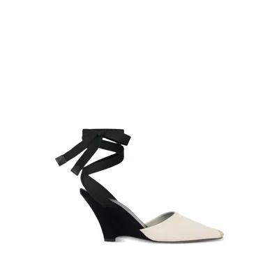 Jacquemus The High Espadrilles Colorblocked Wedge Mules In Multi