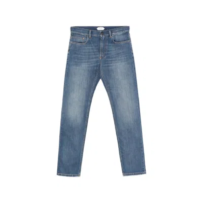 Versace Five-pocket Jeans In Blue