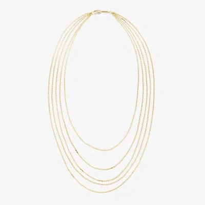 Lana Multi Layer Petite Malibu Necklace In Pink