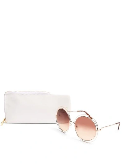 chloe carlina square sunglasses