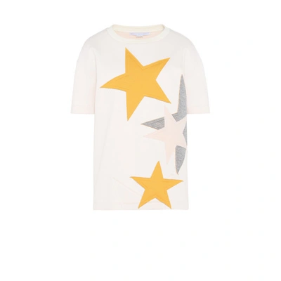 Stella Mccartney Padded Star Appliqué Bonded Jersey T-shirt