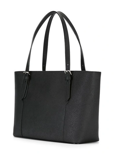 Bally Supra Saffiano Leather Tote Bag, Black | ModeSens