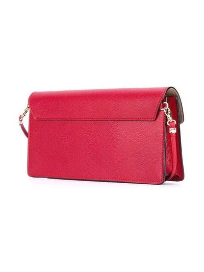 Shop Valextra Iside Clutch - Red