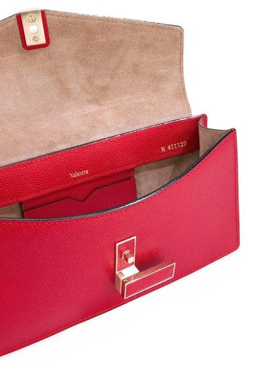 Shop Valextra Iside Clutch - Red