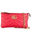 GUCCI GG Marmont wallet crossbody bag,CALFLEATHER100%
