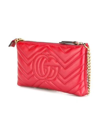 Shop Gucci Gg Marmont Wallet Crossbody Bag