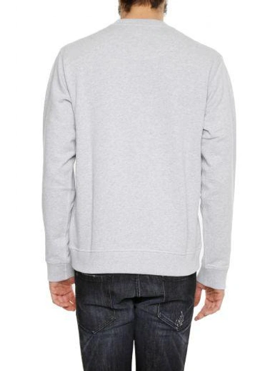 Shop Kenzo Cotton Sweatshirt In Gris Clair|grigio
