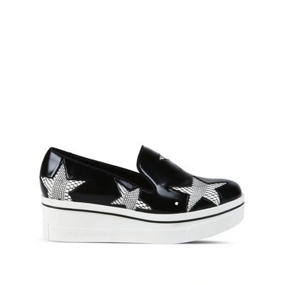 Stella Mccartney Binx Star Patent Faux-leather Platform Loafers