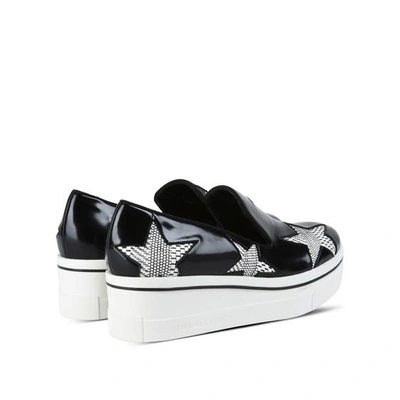 Stella Mccartney Binx Star Patent Faux-leather Platform Loafers