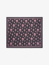 Alexander Mcqueen Classic Skull Silk Chiffon Scarf