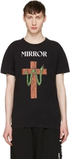 OFF-WHITE Black Snake Mirror T-Shirt