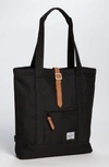 HERSCHEL SUPPLY CO. 'MARKET' TOTE - BLACK,10029-00001-OS