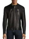 MAISON MARGIELA Five Zip Leather Jacket