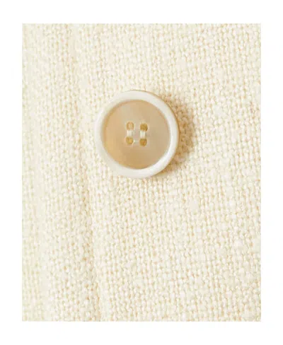 Chloé Lapel Windbreaker In White