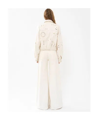 Chloé Long-sleeved Jacket In White