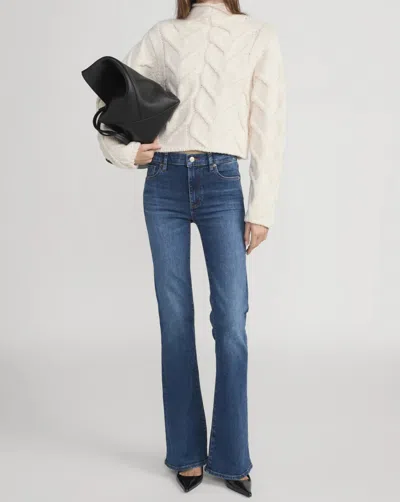 Frame Flared Jeans In Blue