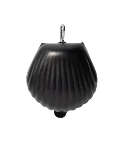 Lemaire Carlos Shell Key Ring In Leather In Pattern