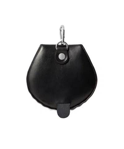 Lemaire Carlos Shell Key Ring In Leather In Pattern