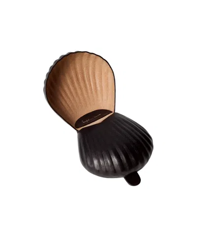 Lemaire Carlos Shell Key Ring In Leather In Pattern