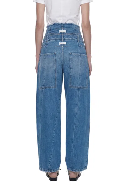 Nvl-garde Double Layer Jeans In Blue