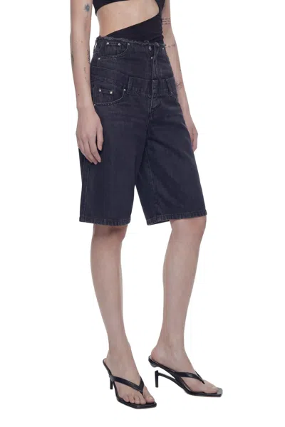 Nvl-garde Double Layer Shorts In Blue