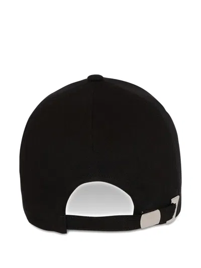 Balmain Man Hat Black Size Onesize Cotton In Pink