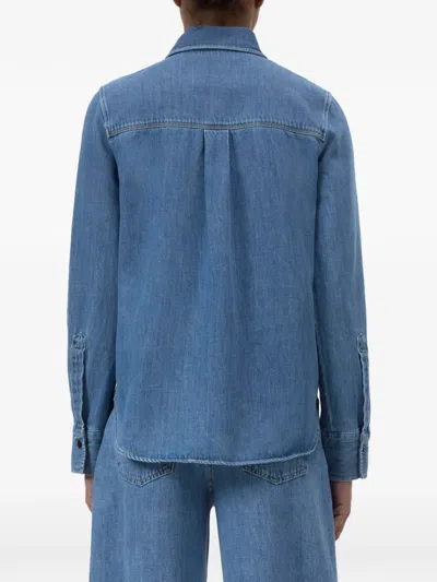 Closed Buttoned Classic Shirt In Blue