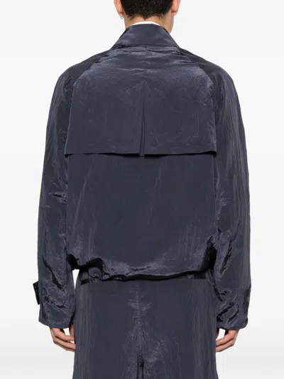 Feng Chen Wang Cargo-pockets Jacket In Blue