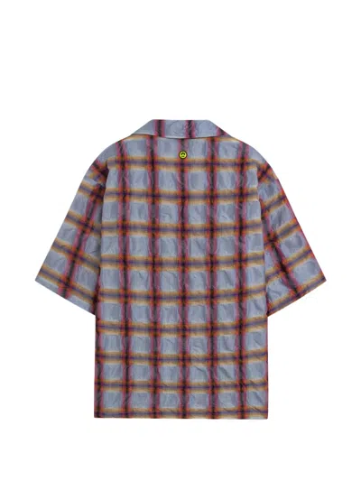 Barrow Patch Plaid Shirt In Multi