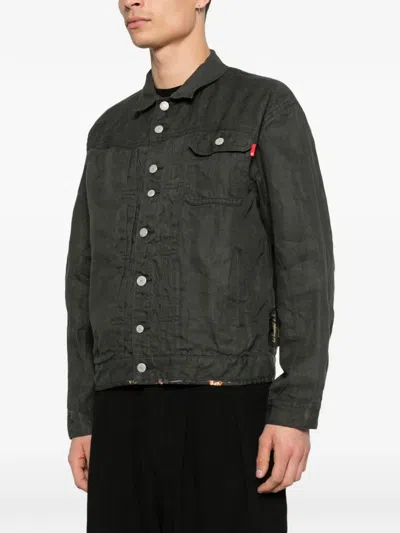 Undercover Buttoned Jacket In Black