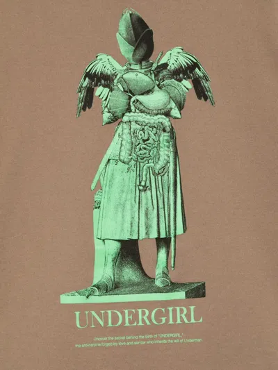 Undercover Graphic-print T-shirt In Brown