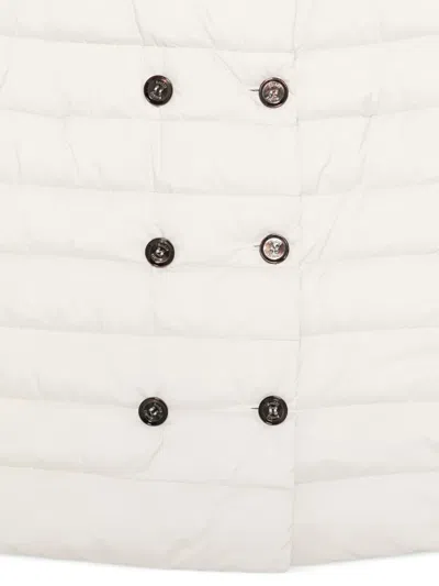 Moorer Double-breasted Jacket In Neutral