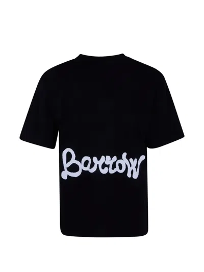 Barrow Printed T-shirt In Black