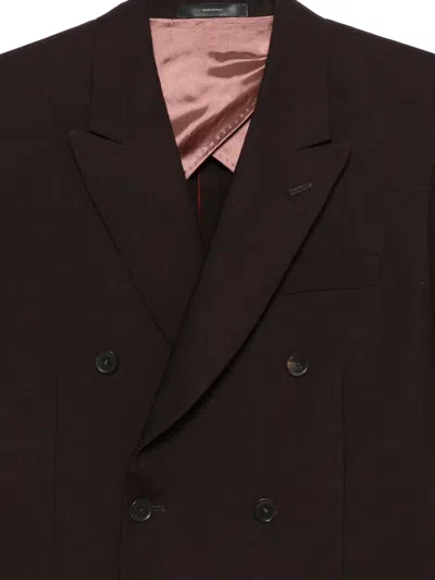 Paul Smith Double-breasted Blazer In Black