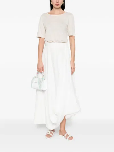 Base Round-neck T-shirt In Neutral