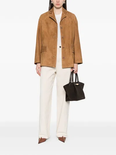 Salvatore Santoro Button-up Patch-pocket Jacket In Brown