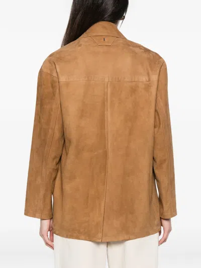 Salvatore Santoro Button-up Patch-pocket Jacket In Brown