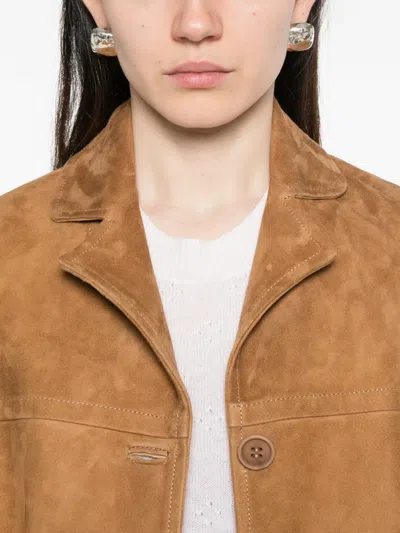 Salvatore Santoro Button-up Patch-pocket Jacket In Brown