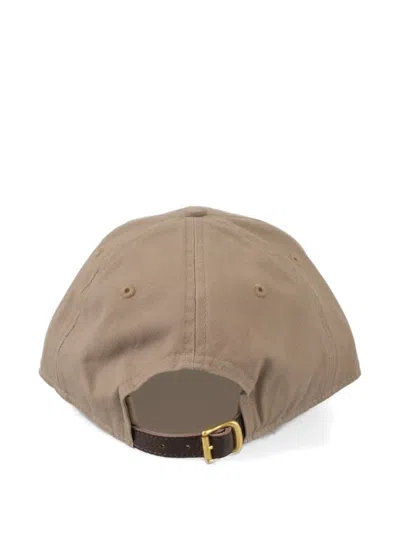 Les Héritiers Logo-embroidery Baseball Cap In Pattern