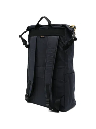 Barbour Transport Foldover Backpack In Black