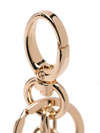Liu •jo Bear-shaped Keyring In Red