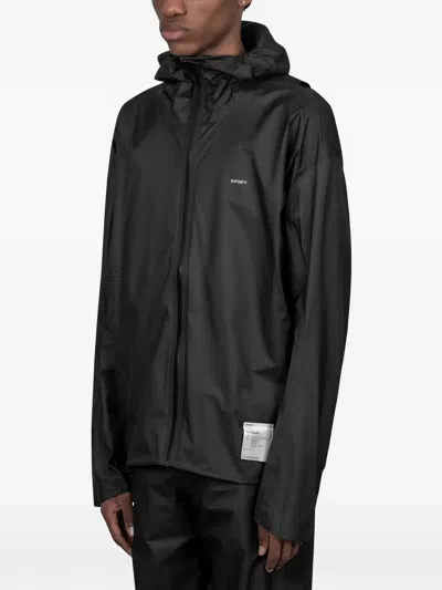 Satisfy Pertex 3l Rain Fly Jacket In Black