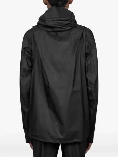 Satisfy Pertex 3l Rain Fly Jacket In Black