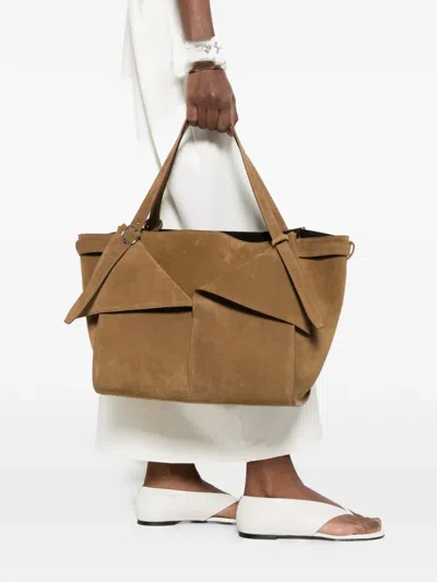 Coperni Folded Tote Bag In Brown