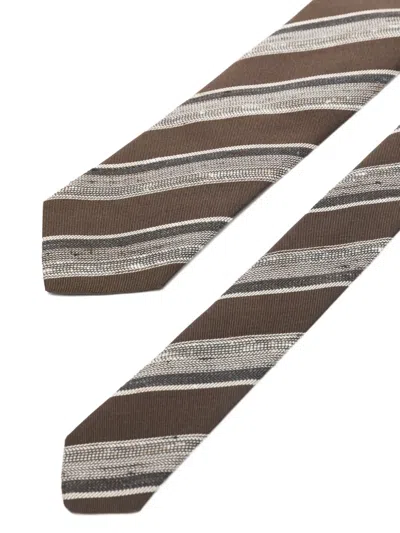 Lardini Striped Tie In Pattern