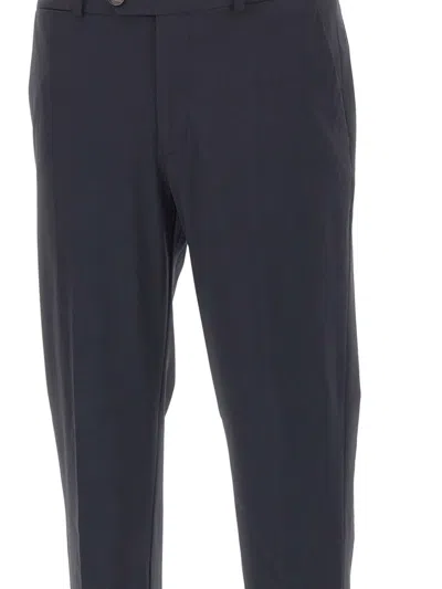 Rrd Belt-loop Roll-hem Trousers In Black