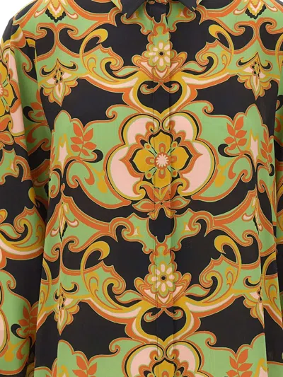 Etro Print Buttoned Shirt In Multi