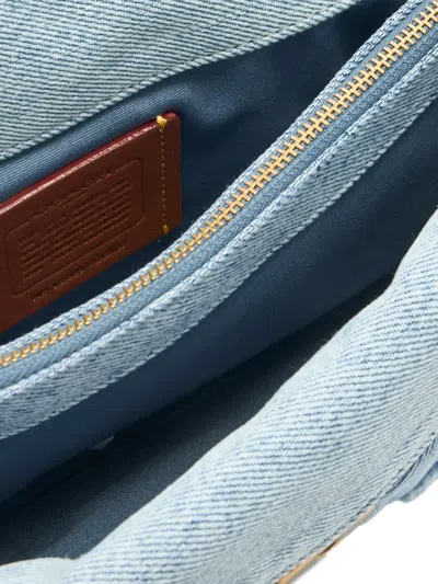 Coach 26 Tabby Patchwork-design Chain-strap Shoulder Bag In Blue